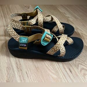 Chaco Z2 Sandals with Daisy Straps & Vibram Sole - Custom made in USA - Size 11